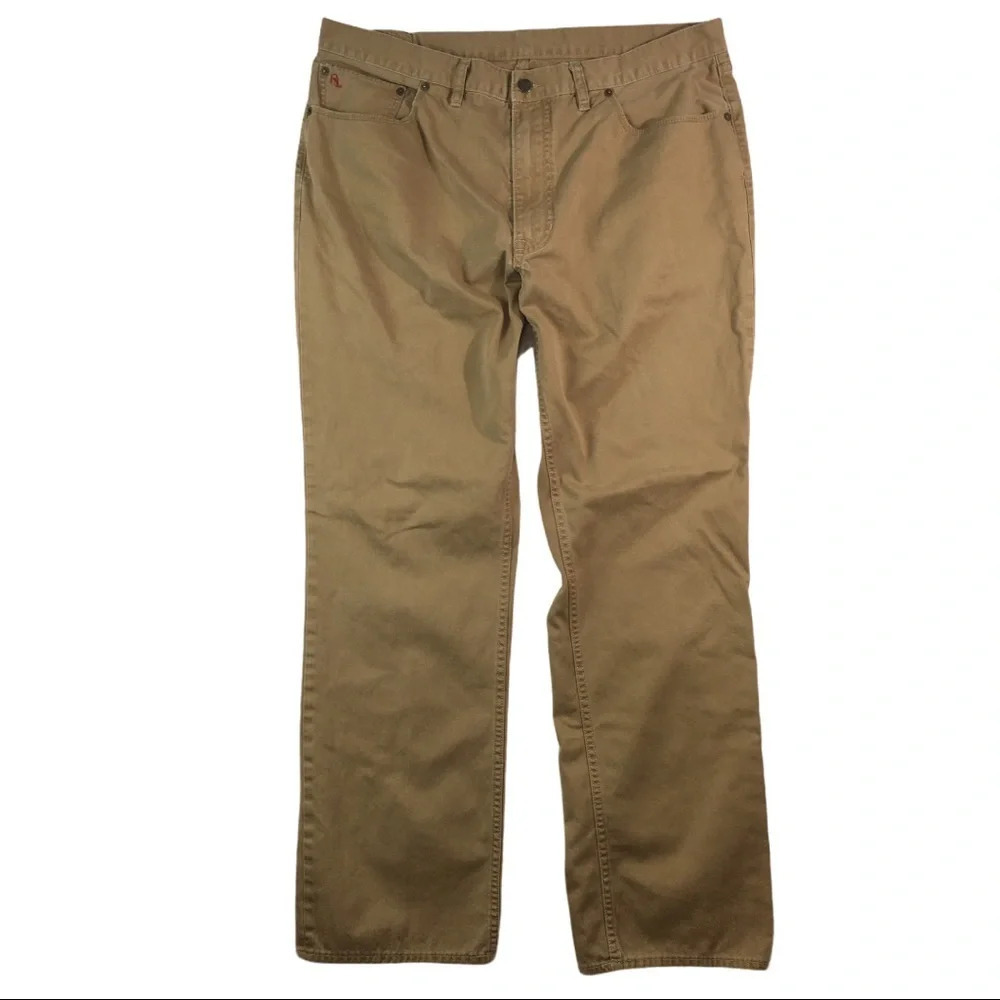 MJ122 Polo Ralph Lauren Boot Cut Chino Pants 40x32